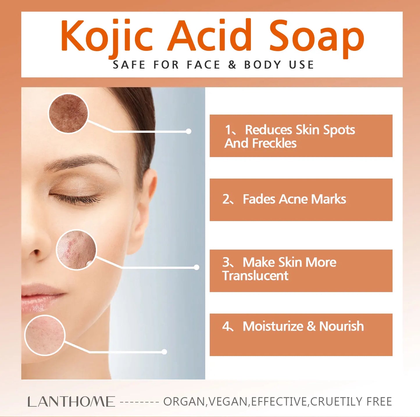 Acid Dark Spot Remover Soap Bar
